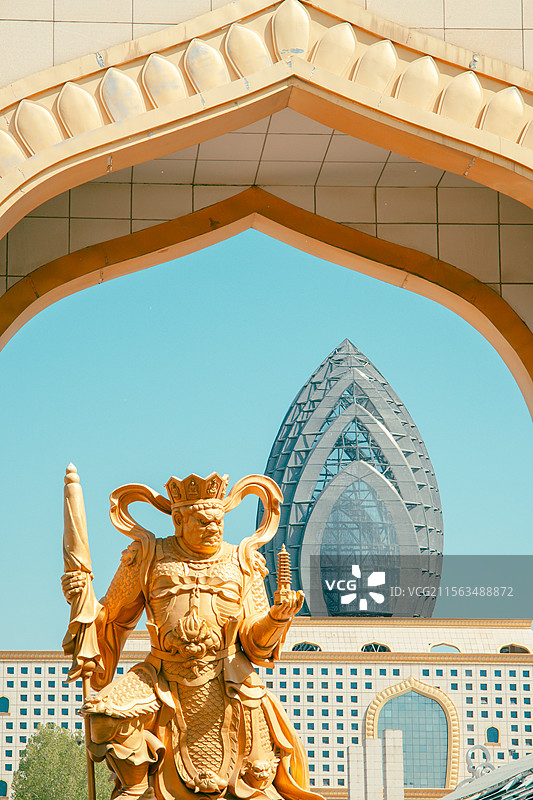 兖州兴隆文化园：佛教圣地的宏伟与庄严图片素材