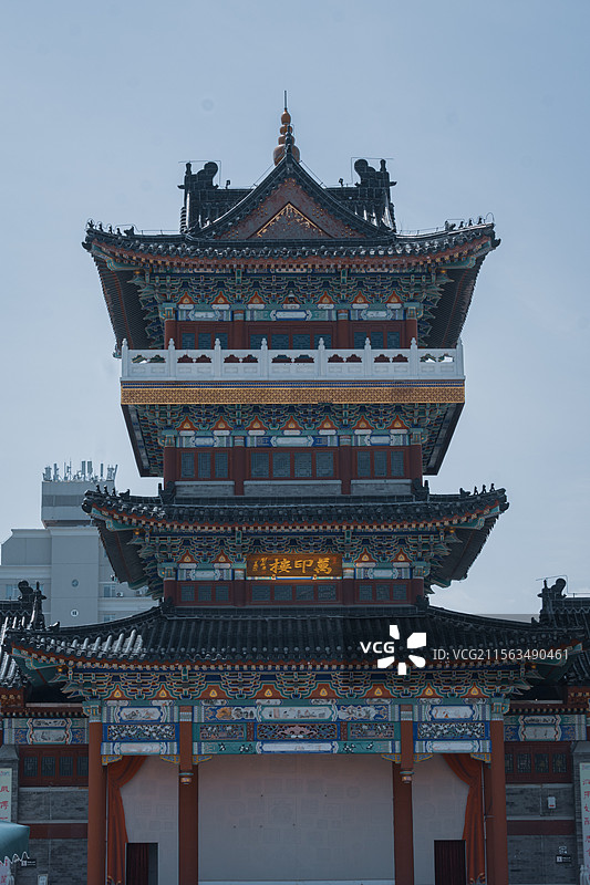 山东潍坊十笏园万印楼图片素材
