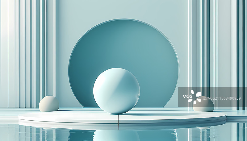 【AIGC】现代建筑内部空间图片素材