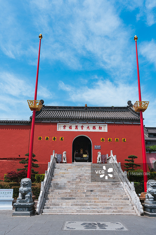 茅山九霄万福宫（顶宫）正门图片素材
