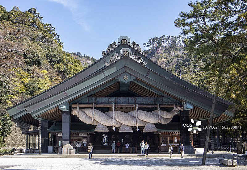 日本岛根出云 出云大社图片素材