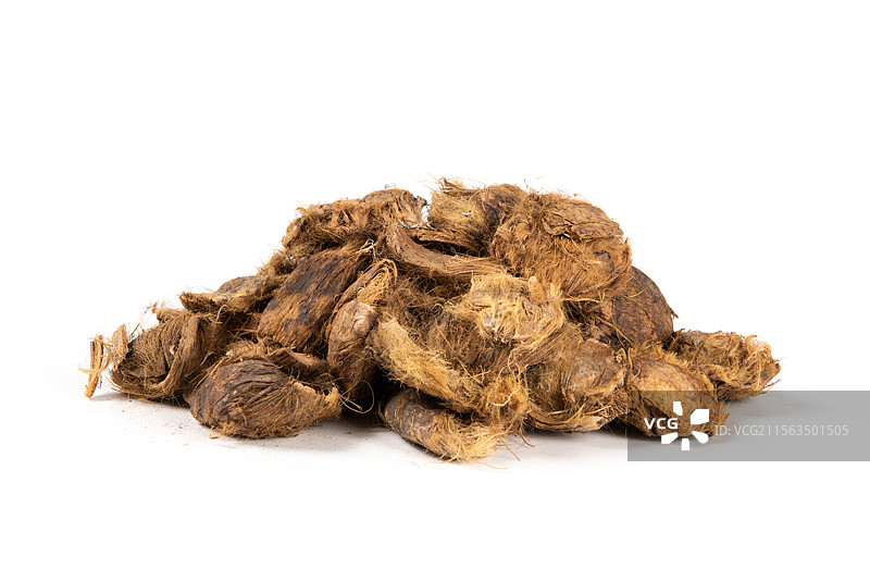 白底上的中药材大腹皮图片素材