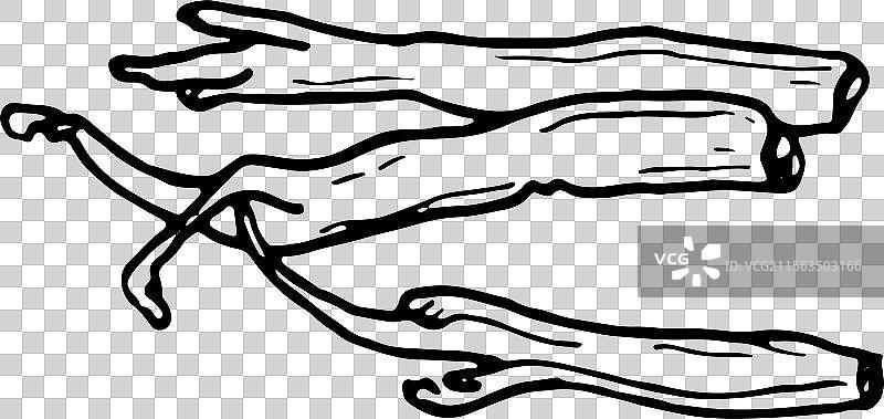 简笔画 元素 火锅 小菜 折耳根图片素材