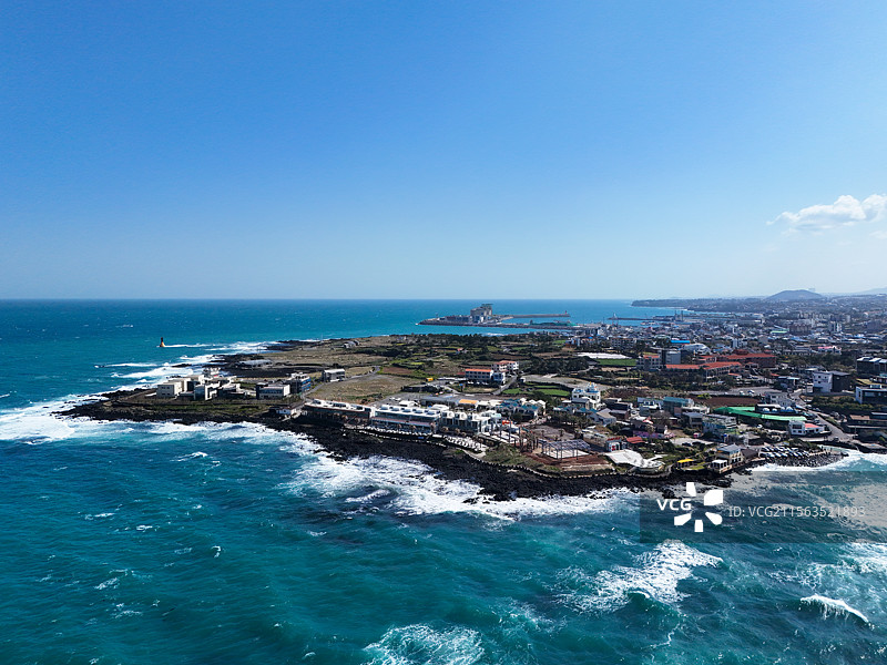 鸟瞰济州·涯月邑图片素材