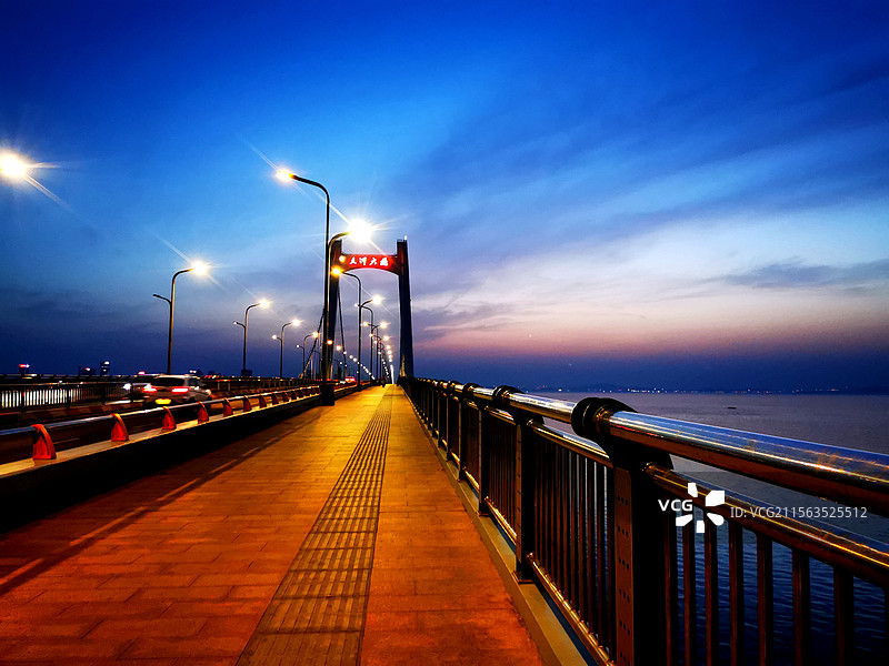 烟台开发区夹河桥图片素材