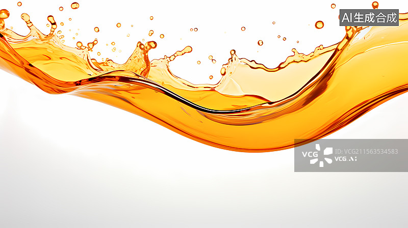 【AI数字艺术】橙汁飞溅艺术设计图片素材