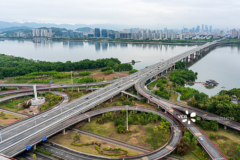 福州橘园洲大桥图片素材