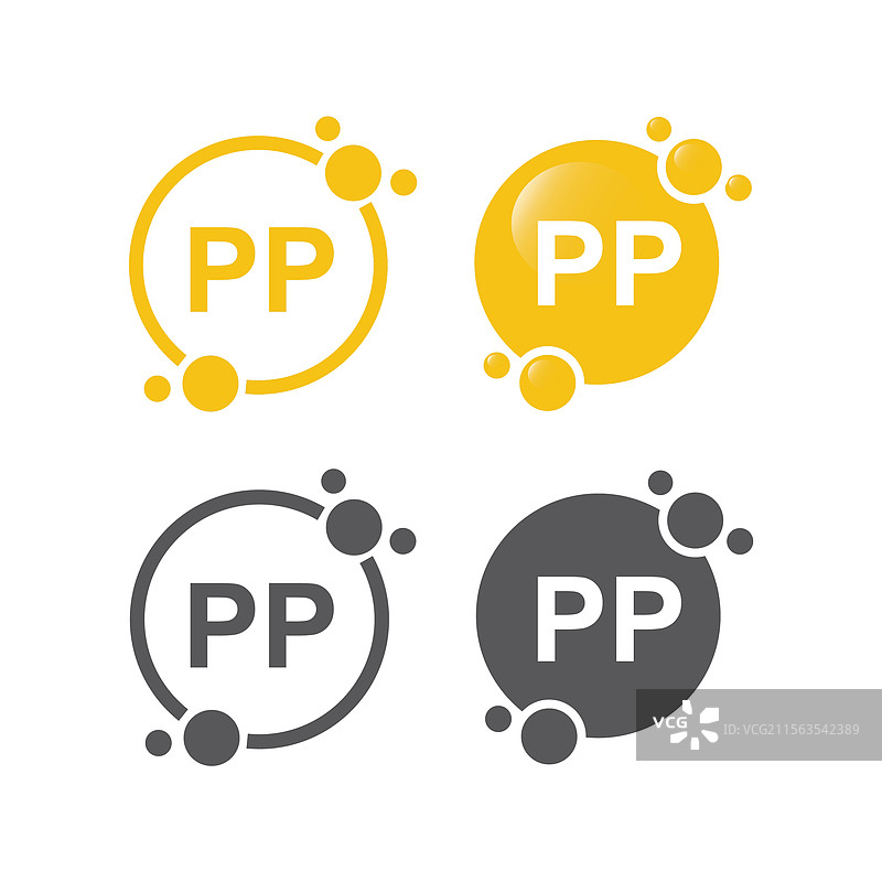 维生素PP气泡图标图片素材