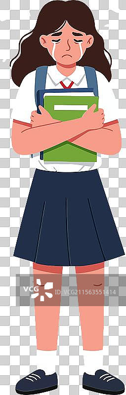 女孩在公寓里站着，手里拿着书籍图片素材