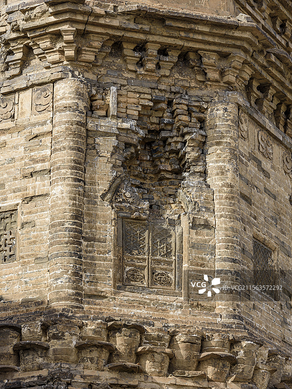 河北省石家庄市元氏县开化寺塔图片素材