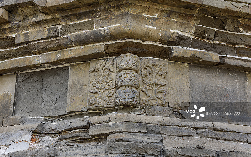 河北省石家庄市元氏县开化寺塔图片素材