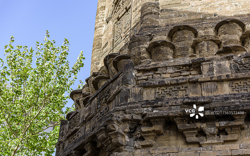 河北省石家庄市元氏县开化寺塔图片素材