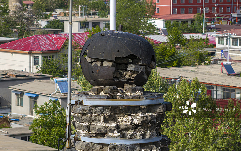 河北省石家庄市元氏县开化寺塔图片素材