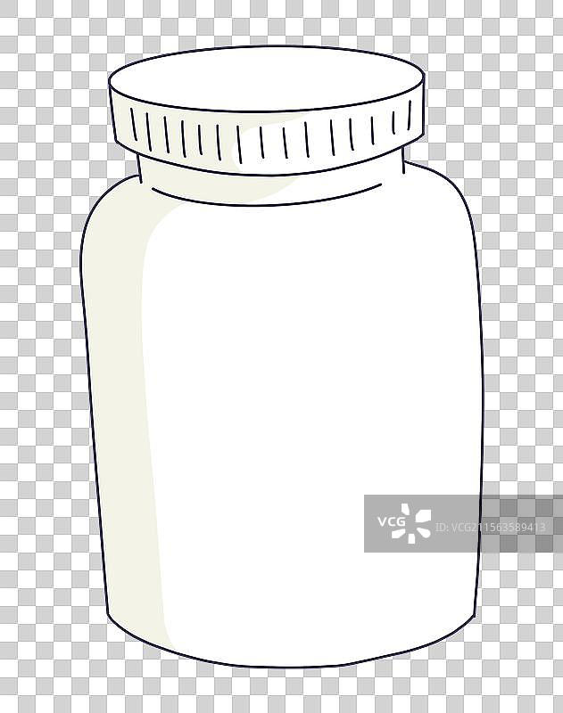 空白的药瓶药物图片素材