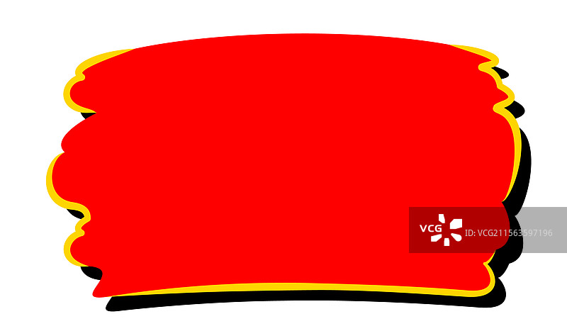 红色标签促销自由形状角落贴纸标签图片素材