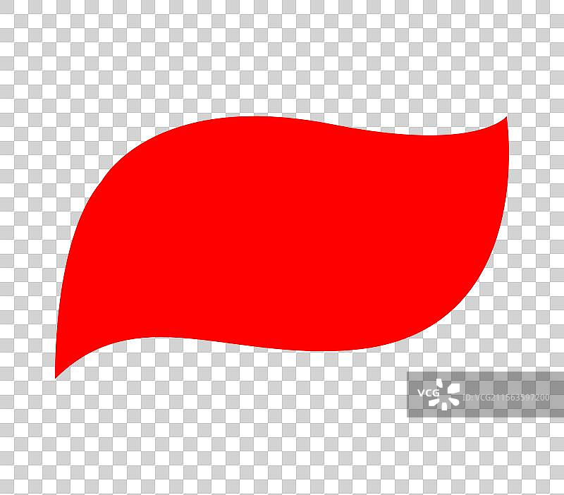 红色标签促销自由形状角落贴纸标签图片素材