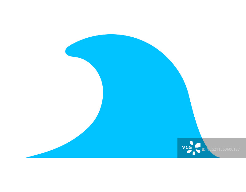 水波符号，波浪水涟漪流动图片素材