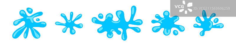 水花 水波 象征 涟漪 水流图片素材