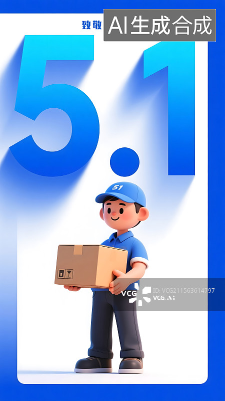 【AI数字艺术】五一劳动节海报图片素材