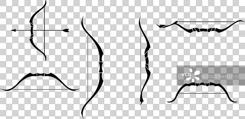 专业射箭弓设计套装图片素材