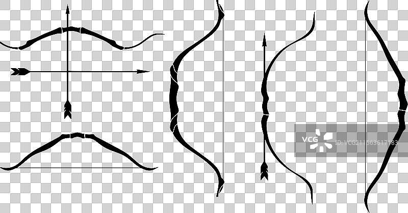 专业射箭弓设计套装图片素材