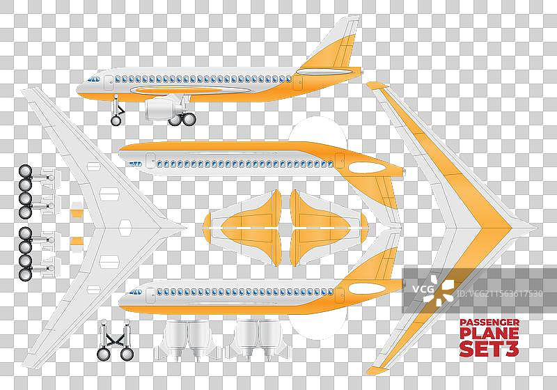 客运飞机图片素材