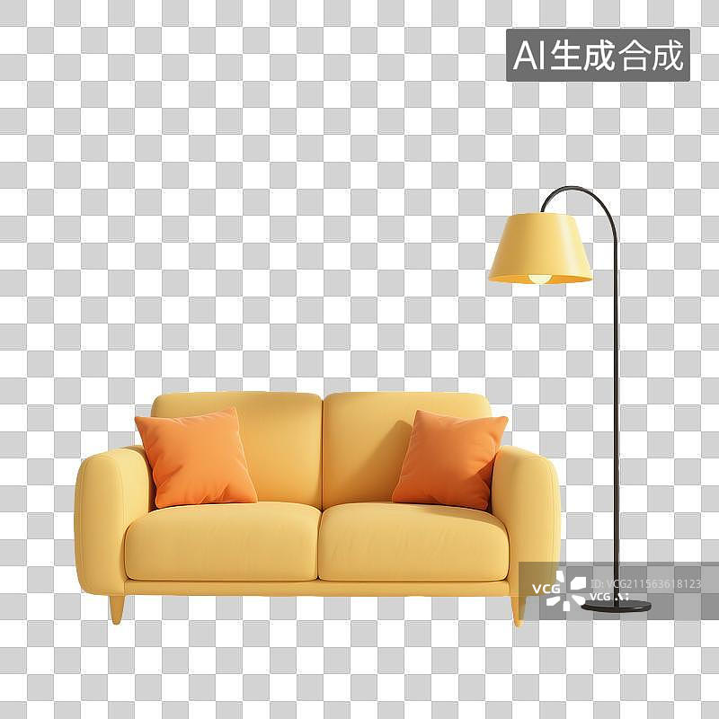 【AI数字艺术】3d卡通家具场景图片素材