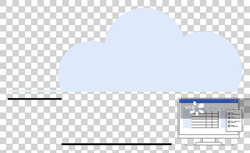 云计算概念与数据管理图片素材