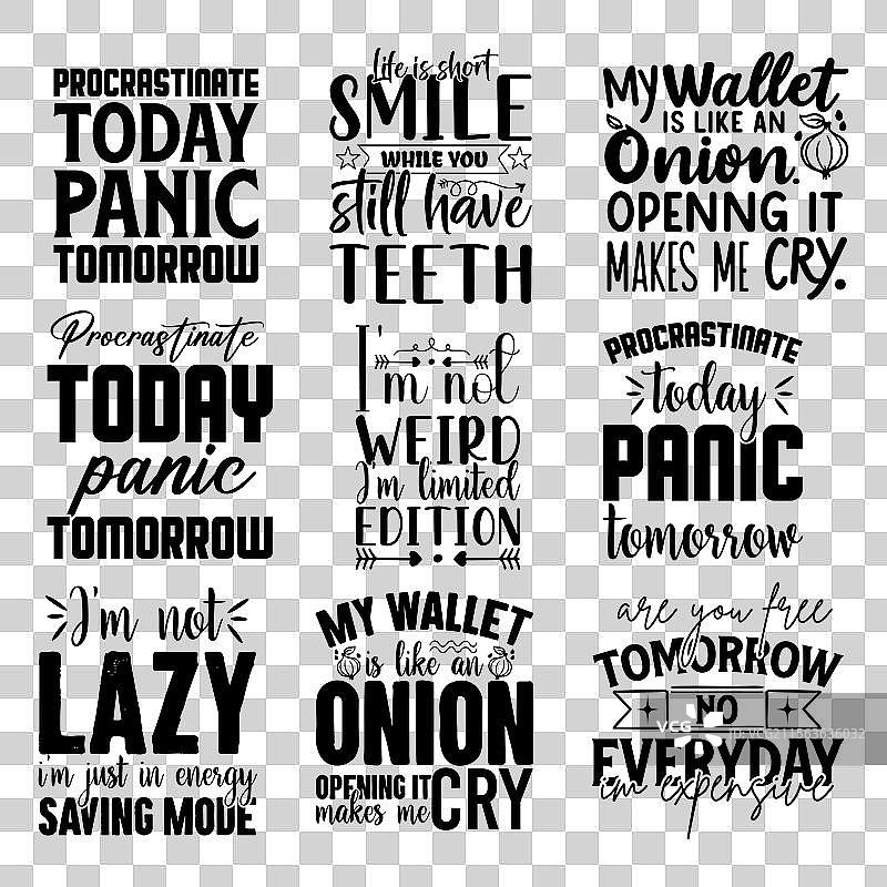 有趣的排版名言合集图片素材