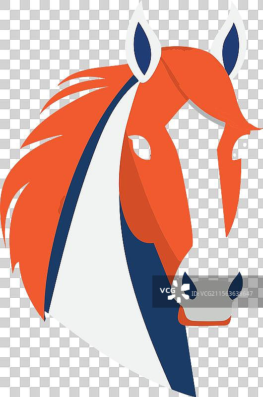 野马标志图片素材