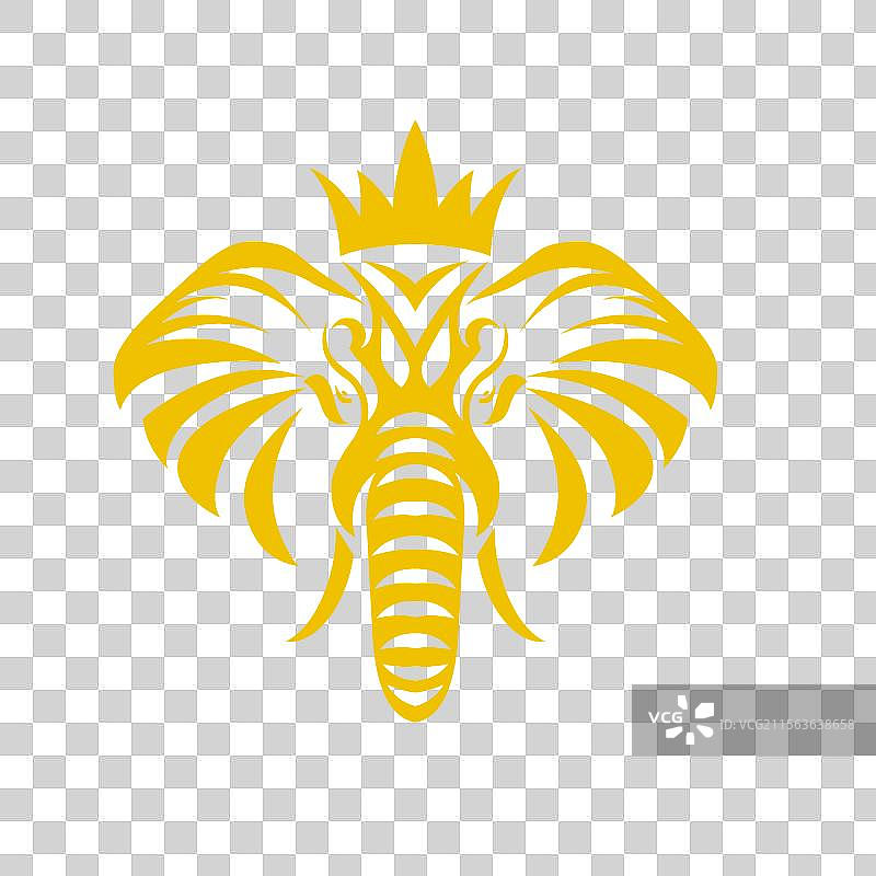 创意大象面部设计，仿佛置身于野生动物园图片素材