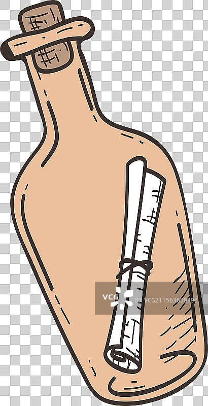 轻轻绑着绳子的卷起信息图片素材