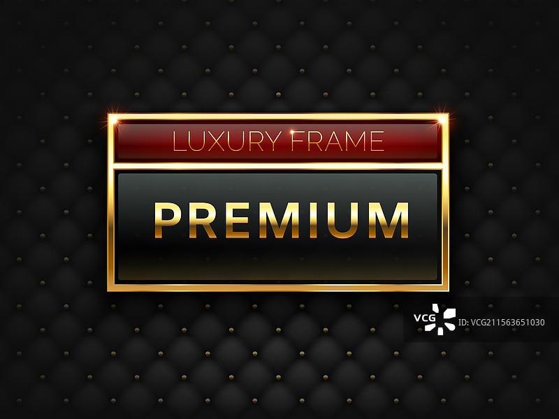 金色豪华高档框架在光线下闪耀图片素材