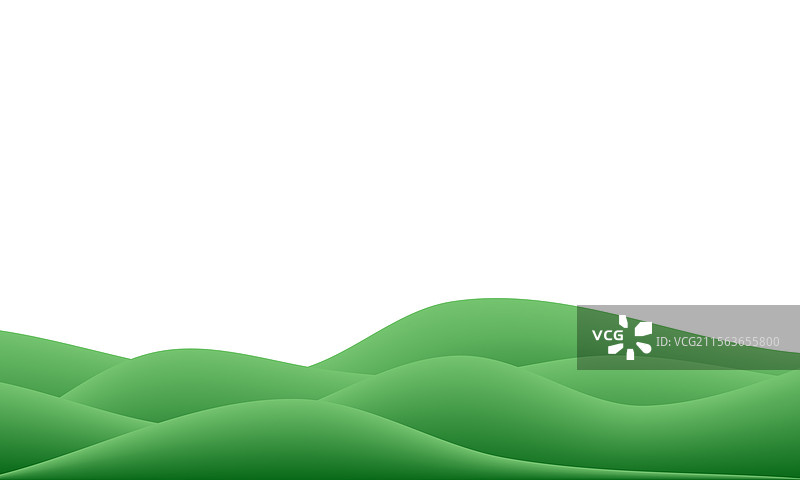 绿色草地波浪渐变3D背景图片素材