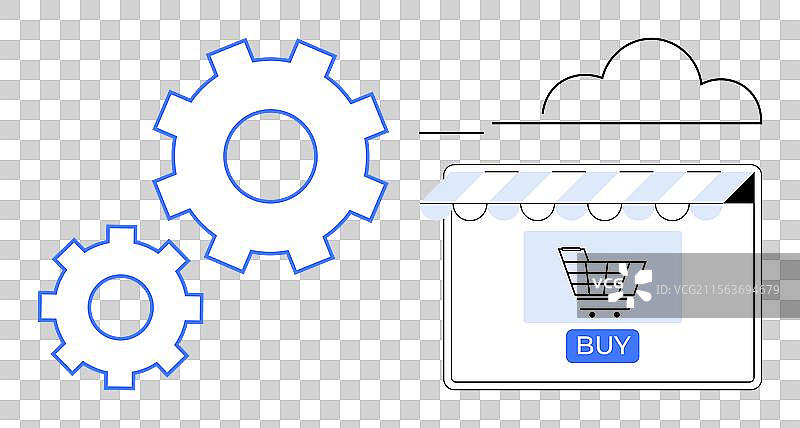 无缝的在线购物体验与图片素材