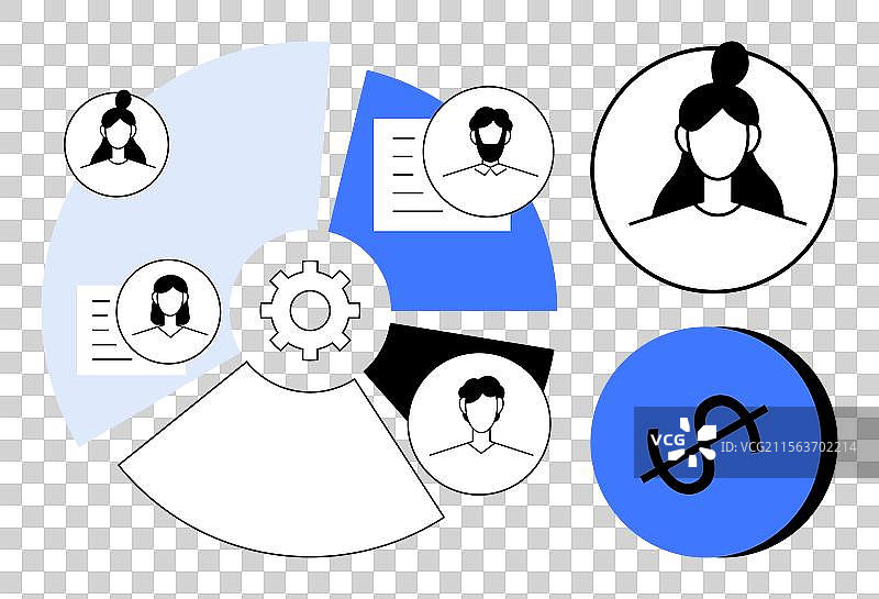 团队协作与资源管理图片素材