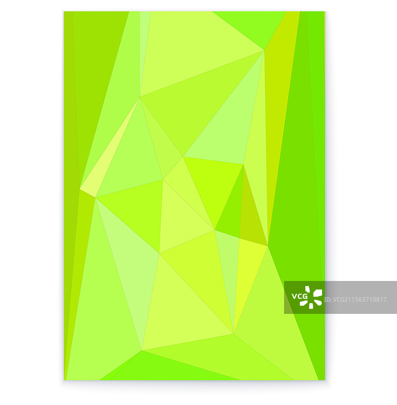 强调现代感的几何绿色抽象设计图片素材