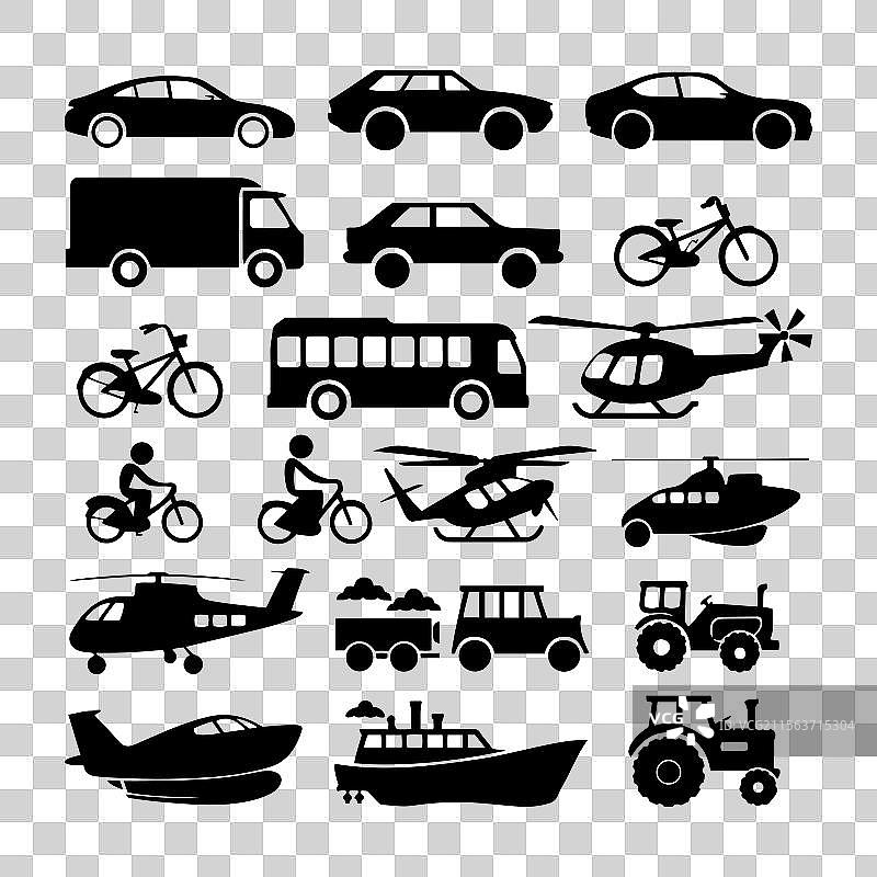 各种模式的轮廓图片素材