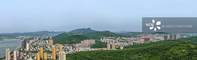 中国河南省平顶山舞钢市城市风光图片素材