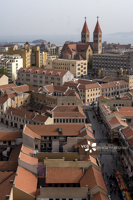 山东青岛城市建筑图片素材