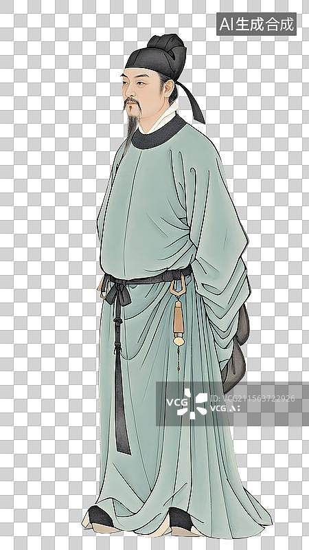 【AI数字艺术】历史人物画像元素图片素材