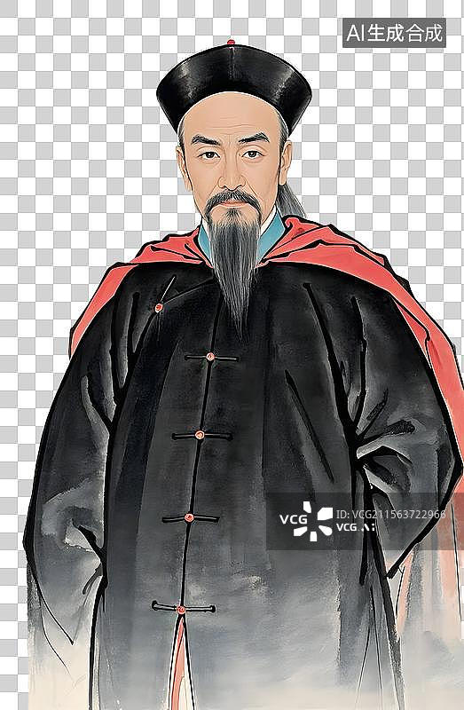 【AI数字艺术】历史人物画像元素图片素材