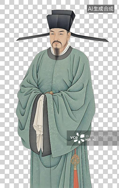 【AI数字艺术】历史人物画像元素图片素材