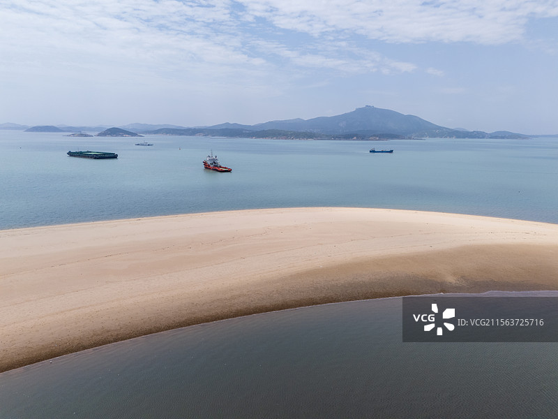 福建平潭象鼻湾航拍视角图片素材
