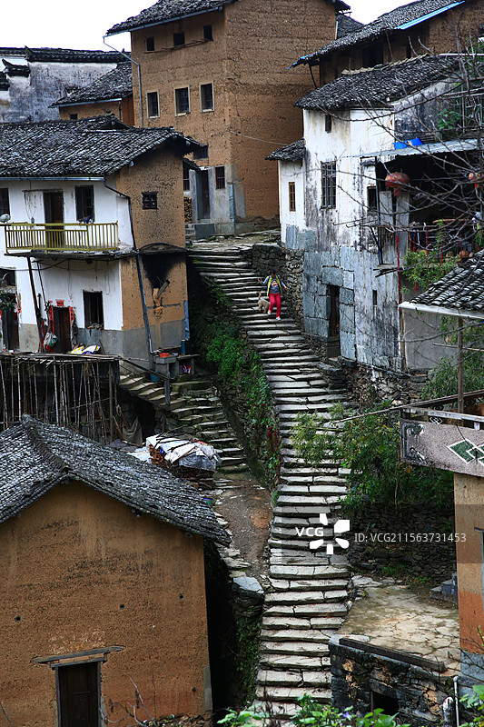 歙县阳产土楼图片素材
