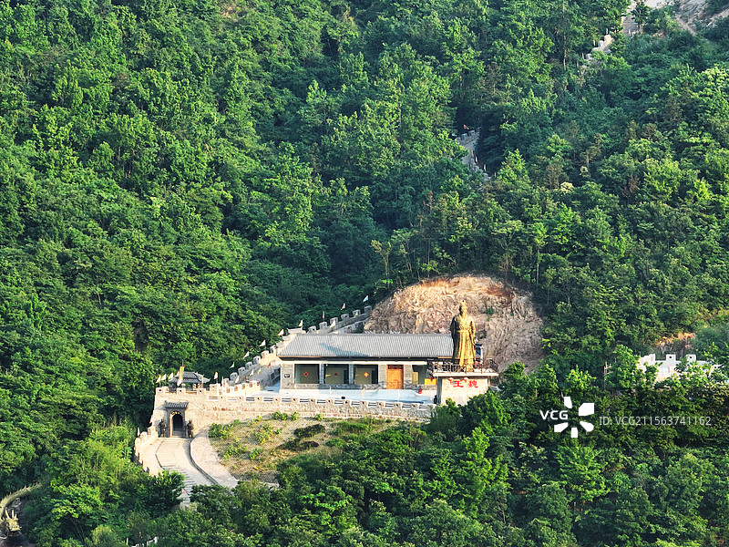 天子寨寨门+安徽省六安市舒城县天子寨风景区图片素材