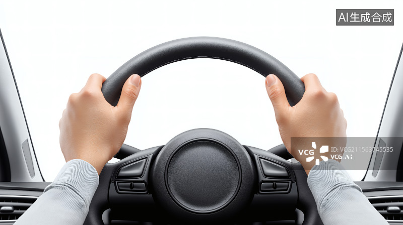 【AI数字艺术】一双手拿着一个方向盘图片素材