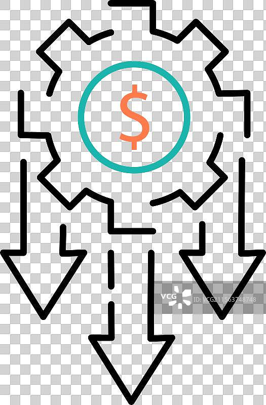 成本降低图标设计图片素材