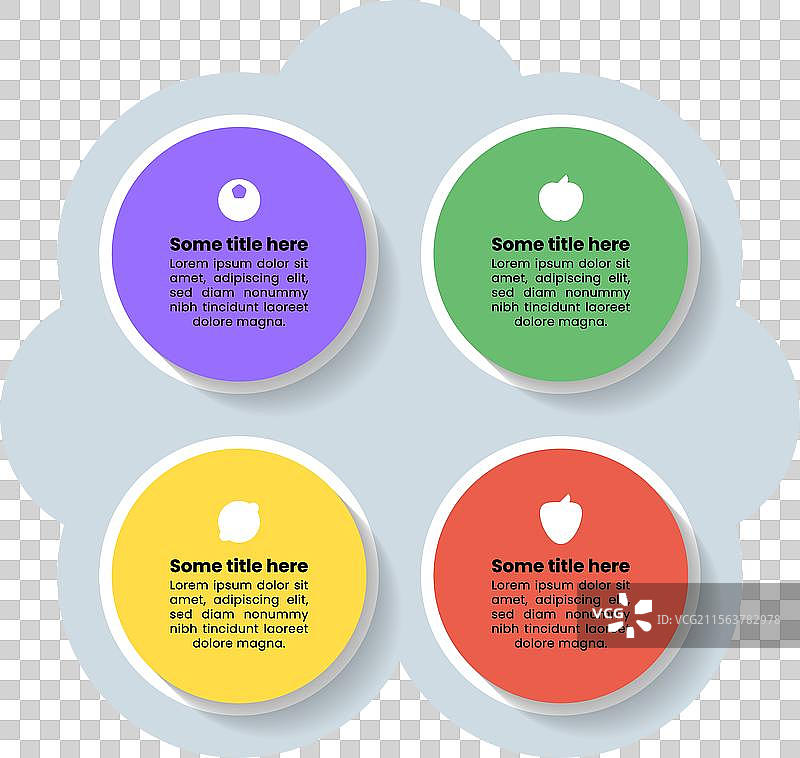 四步水果树信息图模板图片素材