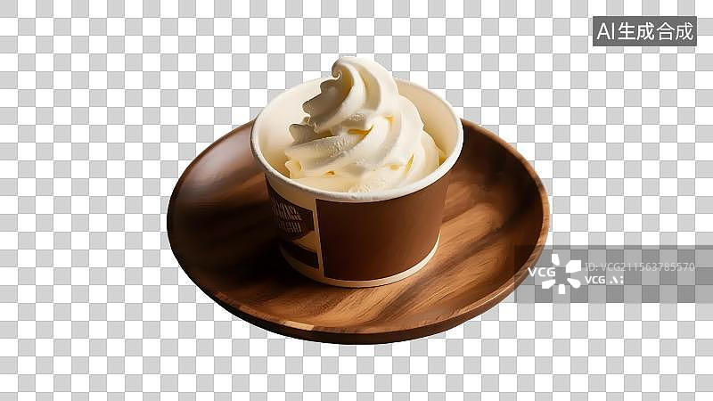 【AI数字艺术】萌趣冰淇淋的甜蜜诱惑图片素材